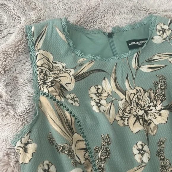 Karl Lagerfeld floral sleeveless dress - Picture 3 of 12